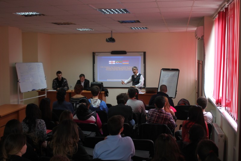 Lecture by  Professor Thomas Rash for the students of Tbilisi State Medical University 